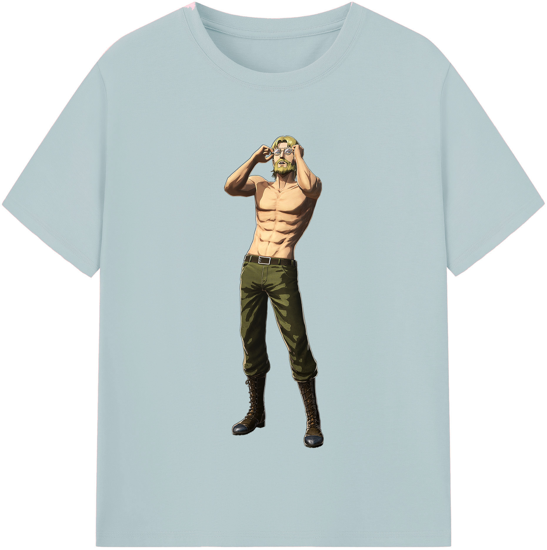 （画像用） 進撃の巨人 Attack on Titan 綿100％半袖Tシャツ（フロントプリント）